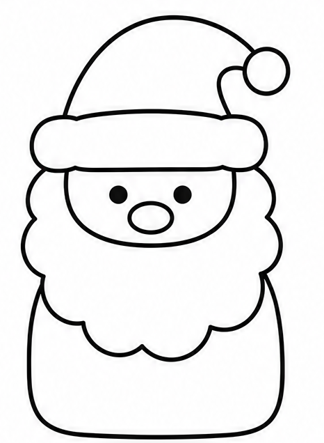 How to draw santa — step 5