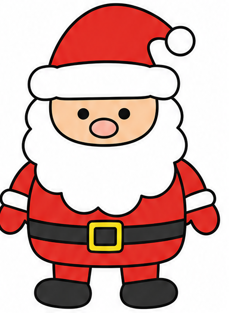 how to draw santa drawing
