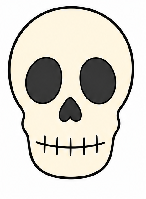 how to draw a skull drawing
