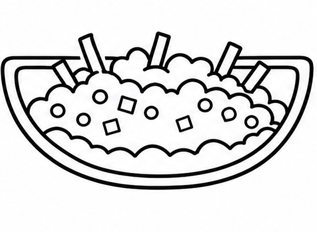 How to draw taco — step 6
