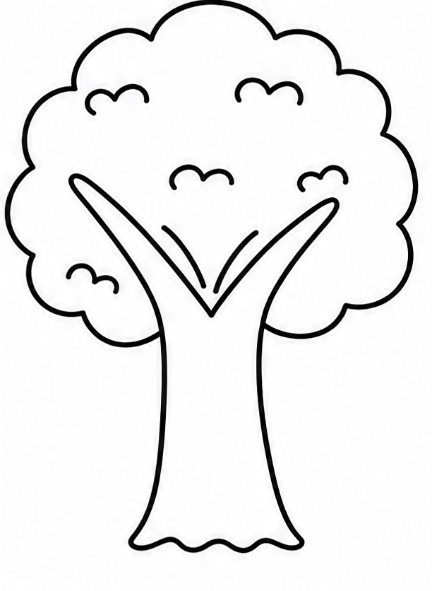 How to draw tree — step 7
