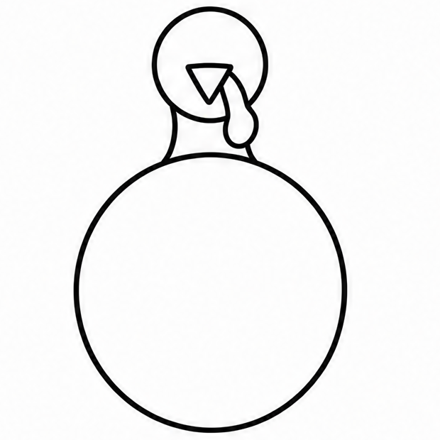 How to draw turkey easy — step 3