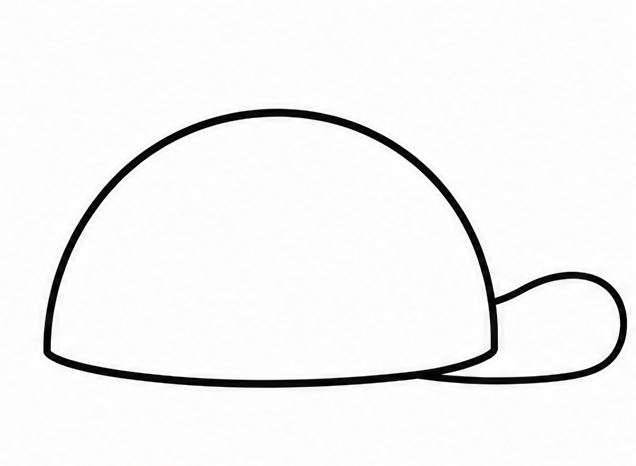 How to draw turtle — step 3