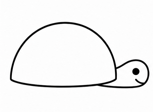 How to draw turtle — step 4