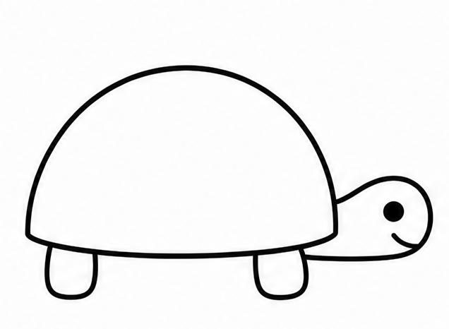 How to draw turtle — step 5