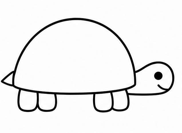 How to draw turtle — step 7