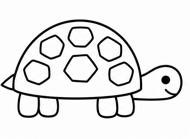 How to draw turtle — step 8