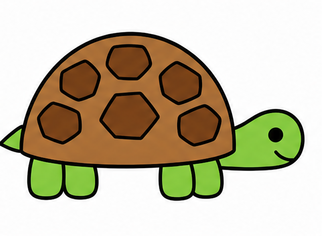 how to draw a turtle drawing