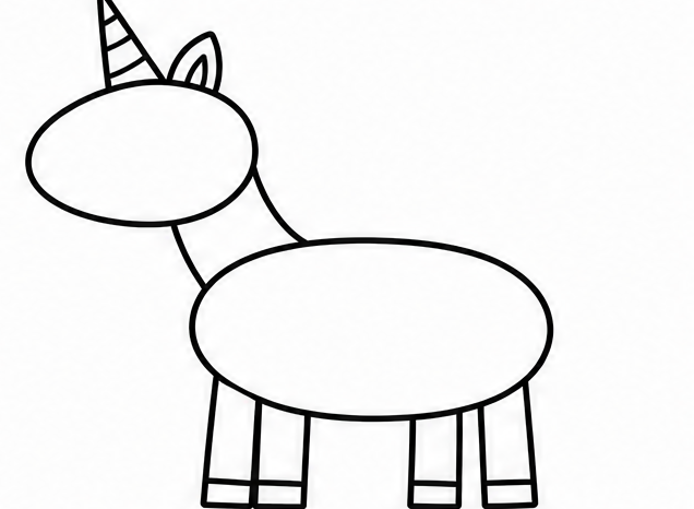 How to draw unicorn — step 6