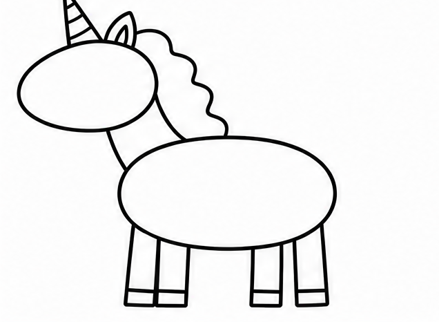 How to draw unicorn — step 7