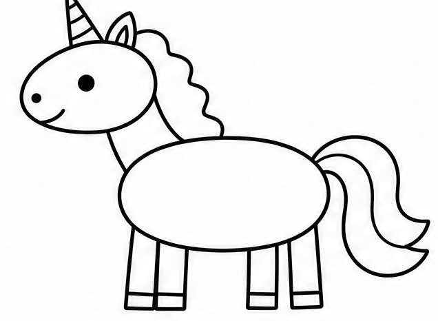 How to draw unicorn — step 8